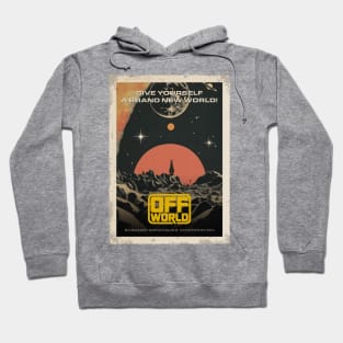 Off-world Ad. Blade Runner — Vintage space poster Hoodie